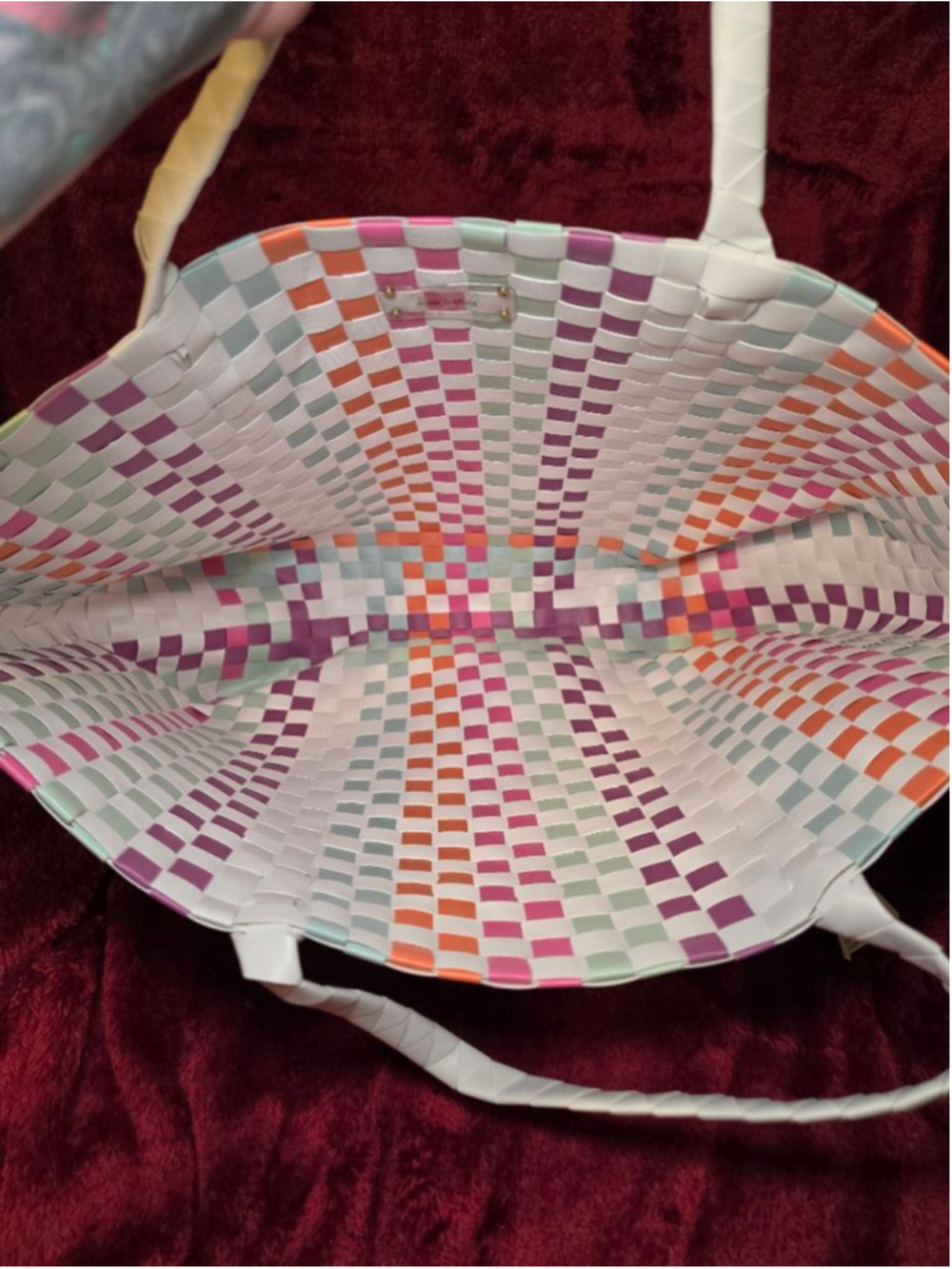 Kate Spade Large Tote Bag White Multi-color - Picture 4 of 5